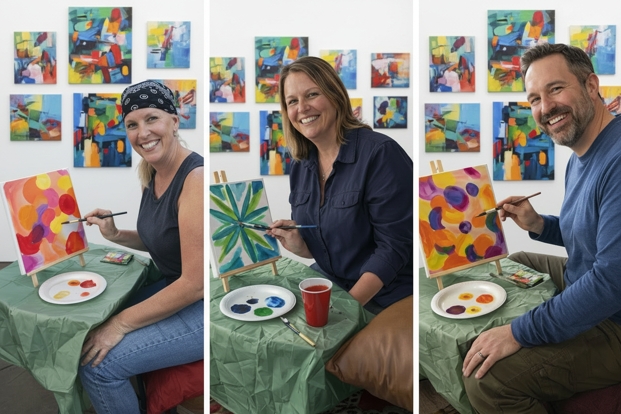 Creative Moments for the Soul Painting Experience Bisbee Senior Center