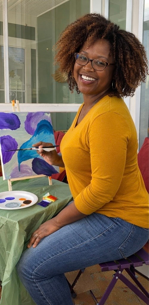 Creative Moments for the Soul Painting Experience Bisbee Senior Center