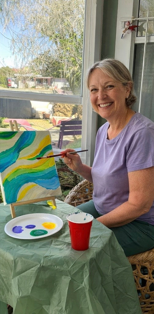 Creative Moments for the Soul Painting Experience Bisbee Senior Center