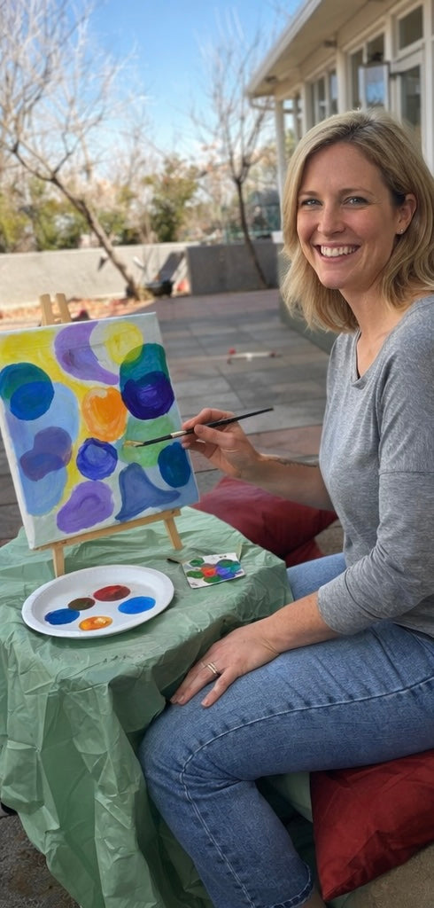 Creative Moments for the Soul Painting Experience Bisbee Senior Center