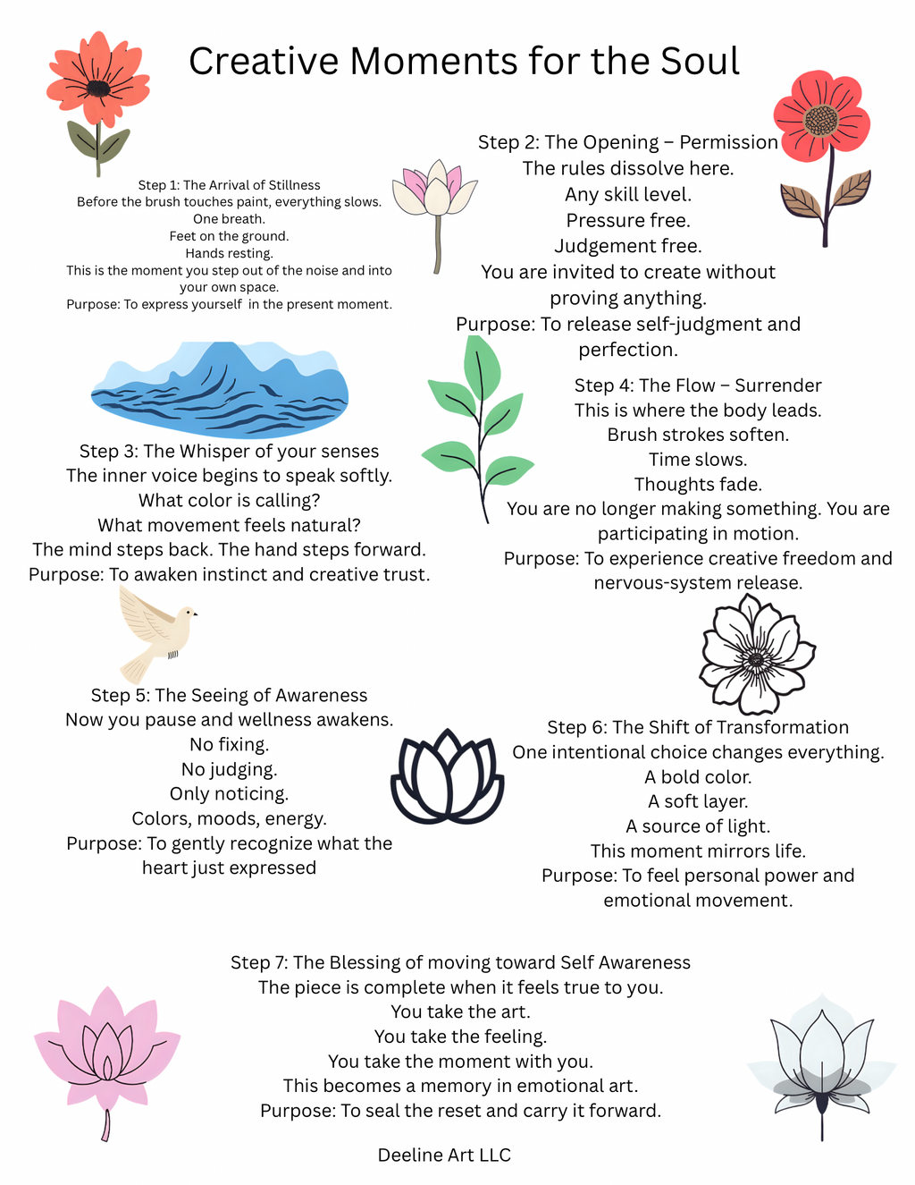 Creative Moments for the Soul Painting Experience @ Casa de la Luz