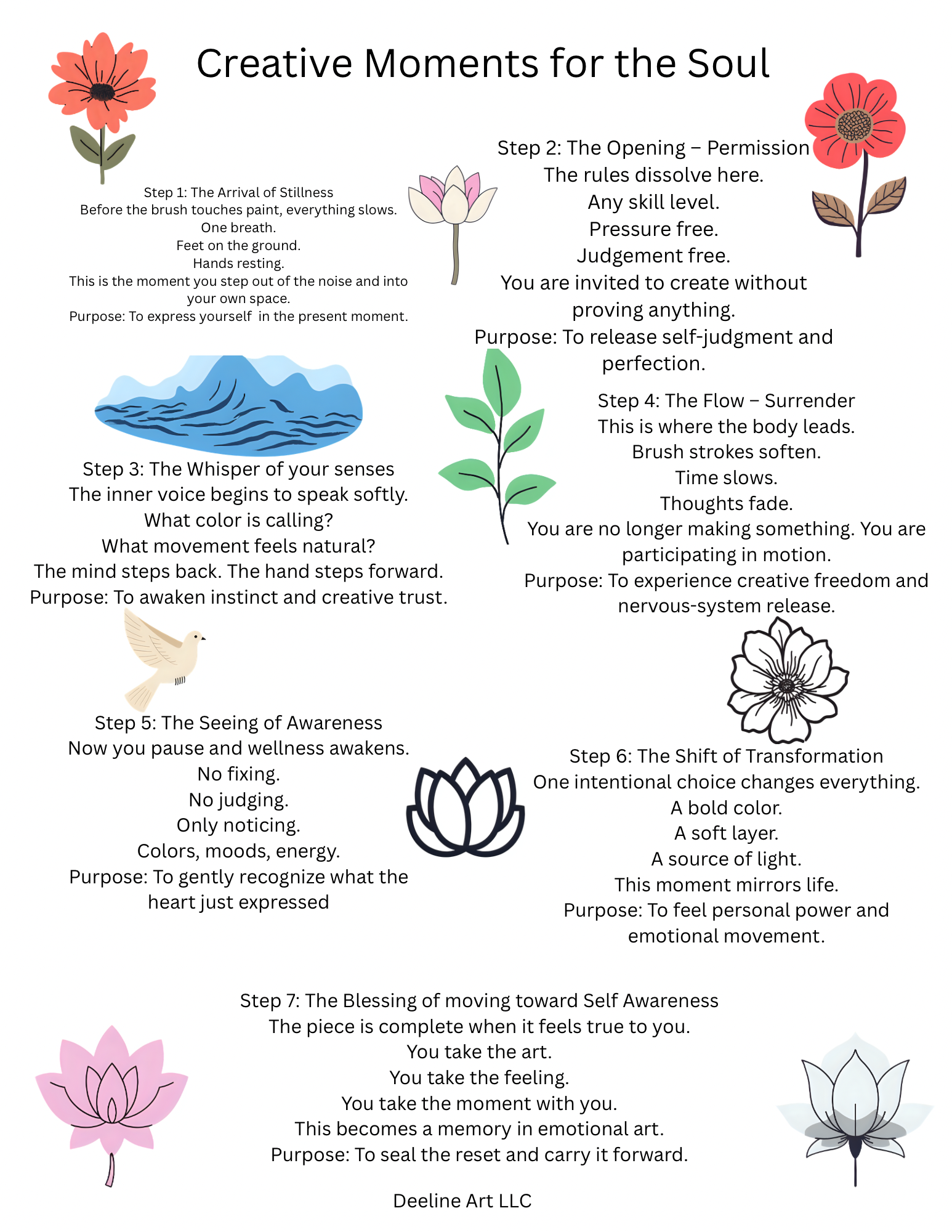 Creative Moments for the Soul Painting Experience @ Casa de la Luz