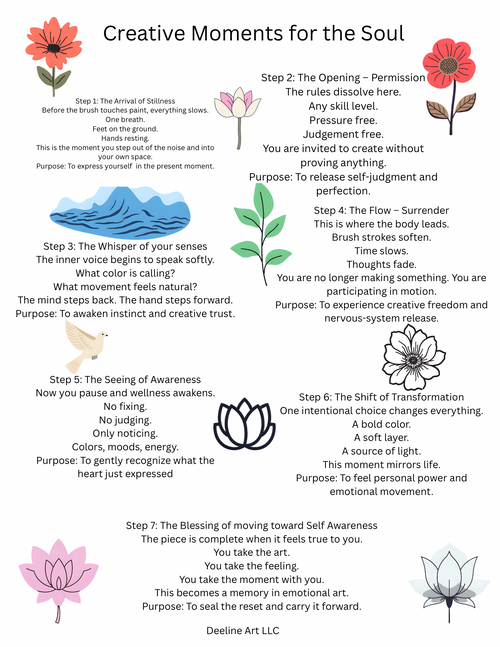 Creative Moments for the Soul Painting Experience @ Casa de la Luz